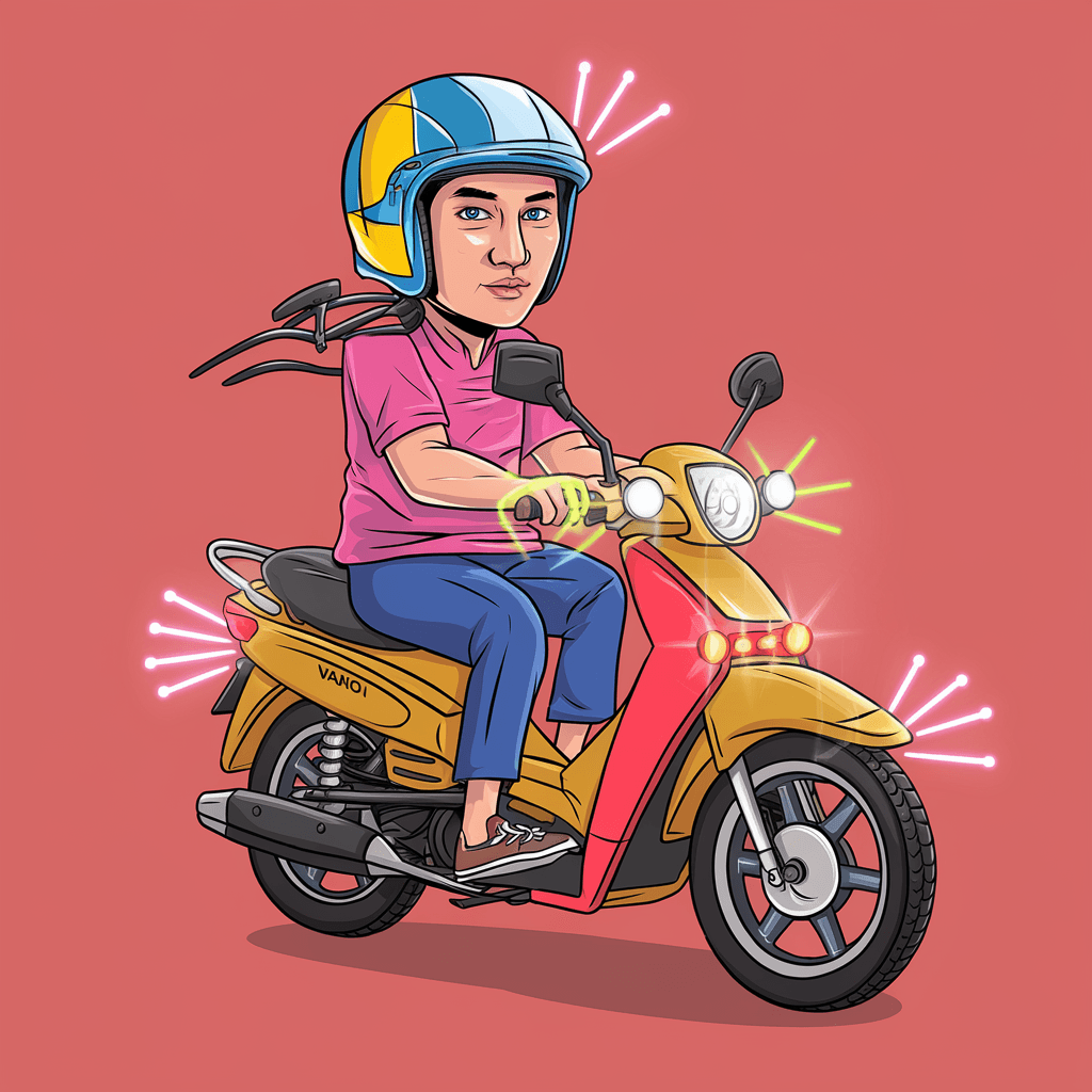 gambar kartun motor vario 150 8