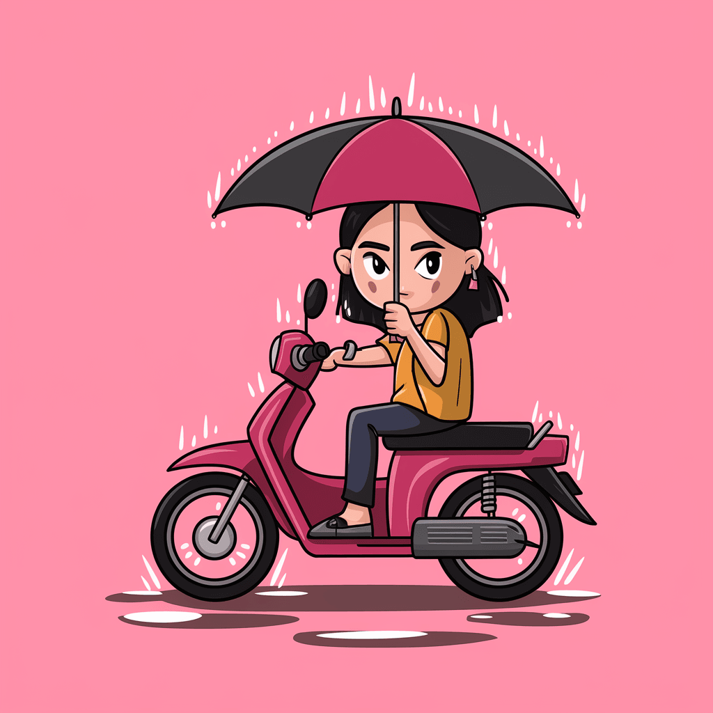 gambar kartun motor vario 150 6