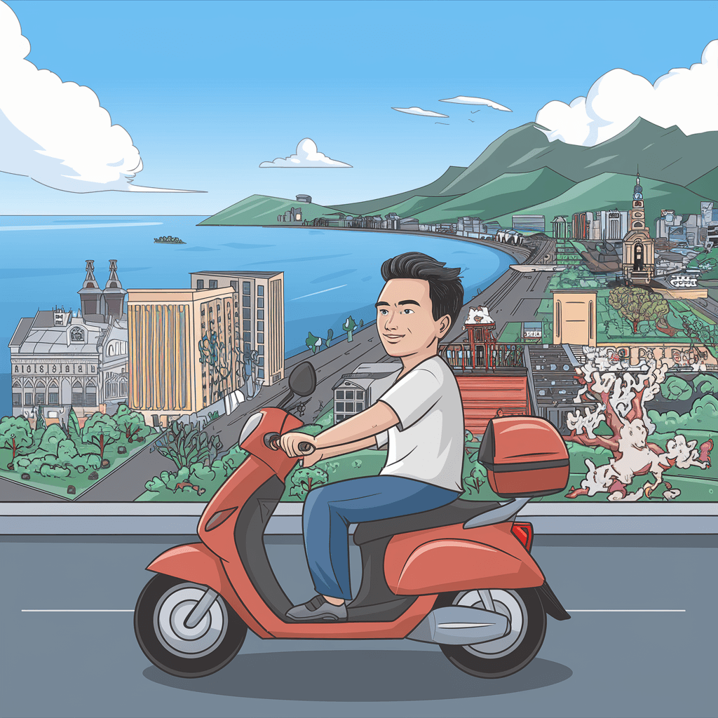 gambar kartun motor vario 150 15