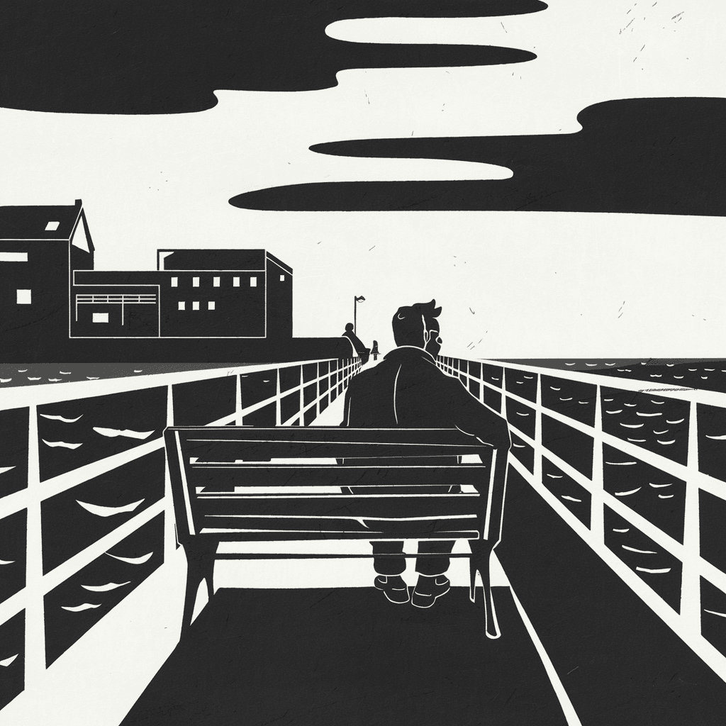 gambar anime couple hitam putih terpisah 2