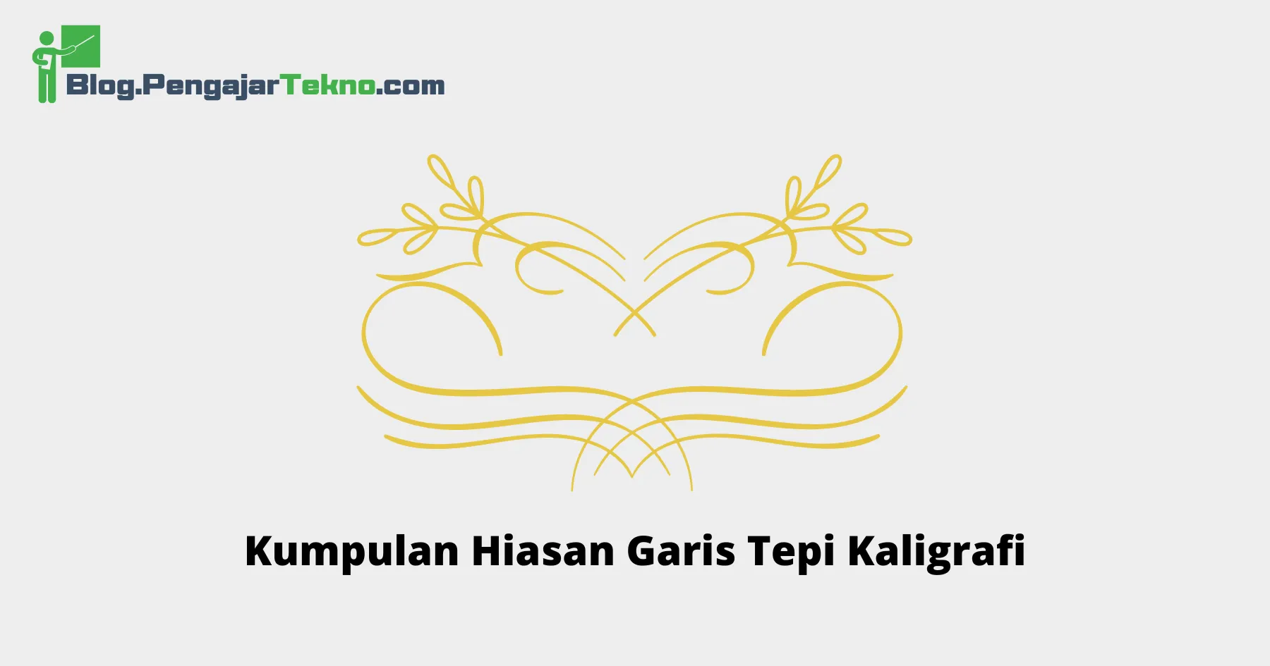 Hiasan Garis Tepi Kaligrafi