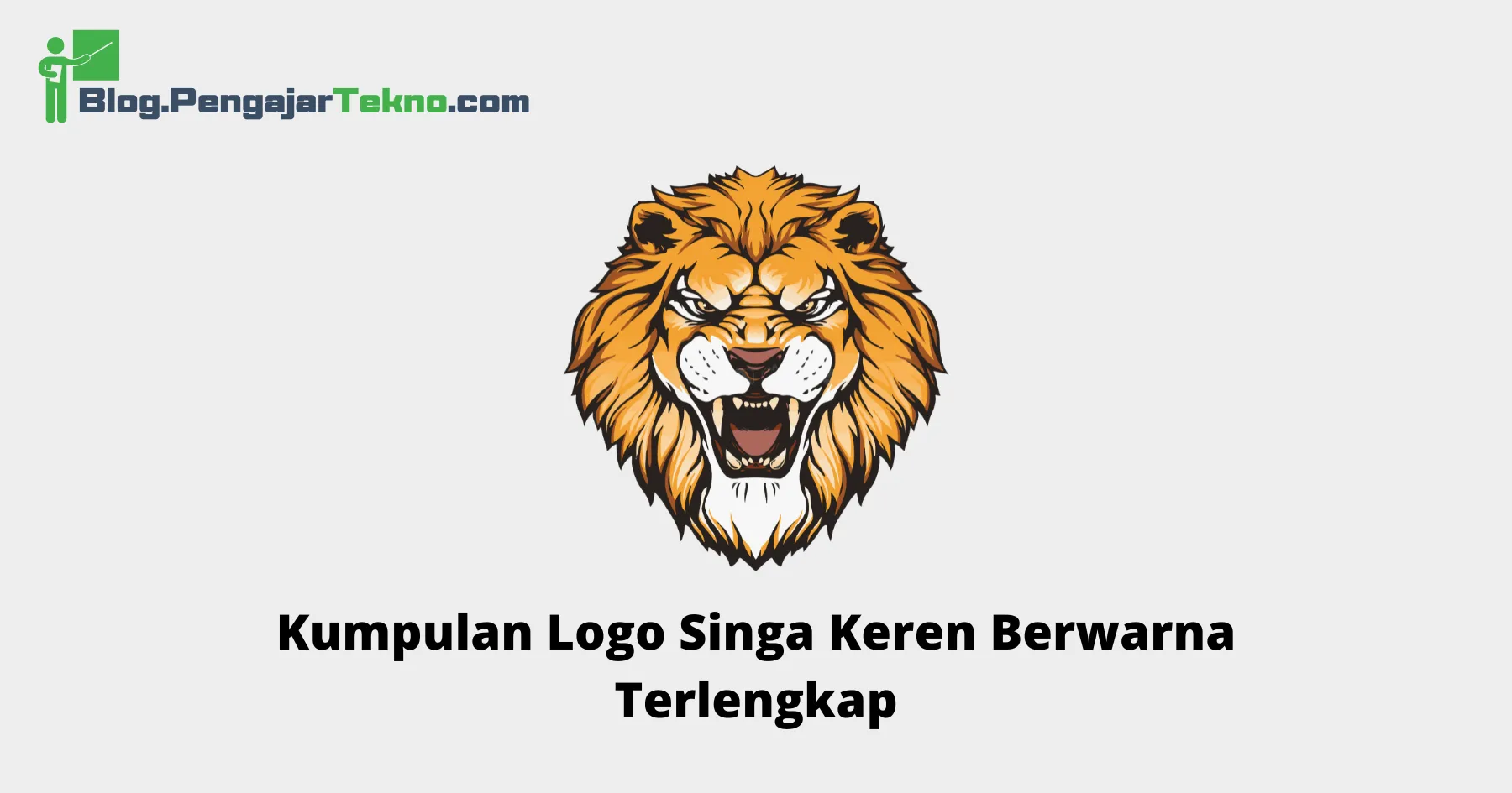 Logo Singa Keren Berwarna