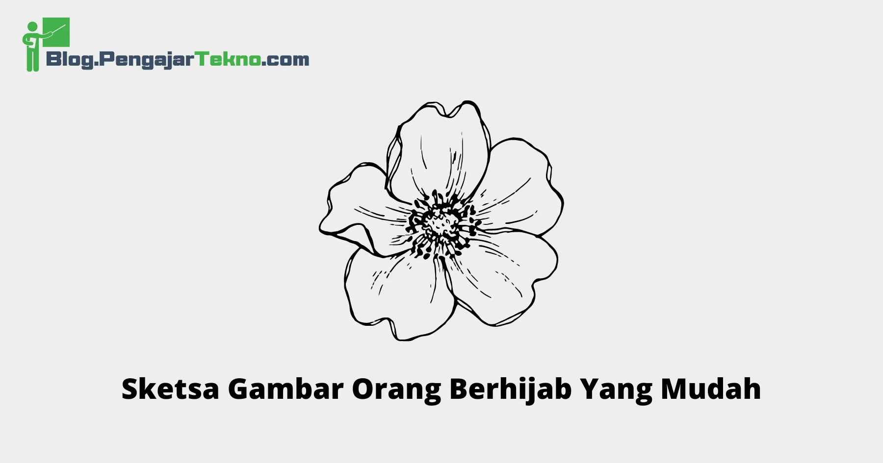 Sketsa Gambar Orang Berhijab Yang Mudah