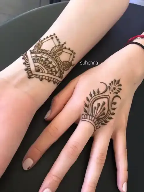 14 Gambar Henna Simple Untuk Pemula, Silahkan Dicoba Nih! 15 gambar henna simple untuk pemula