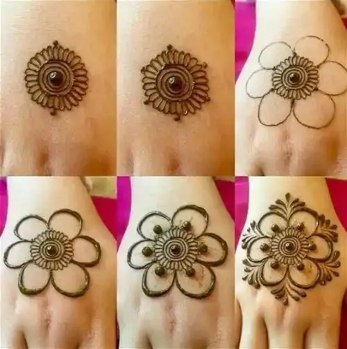 14 Gambar Henna Simple Untuk Pemula, Silahkan Dicoba Nih! 6 gambar henna simple untuk pemula