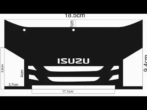 gambar pola miniatur truk dari triplek