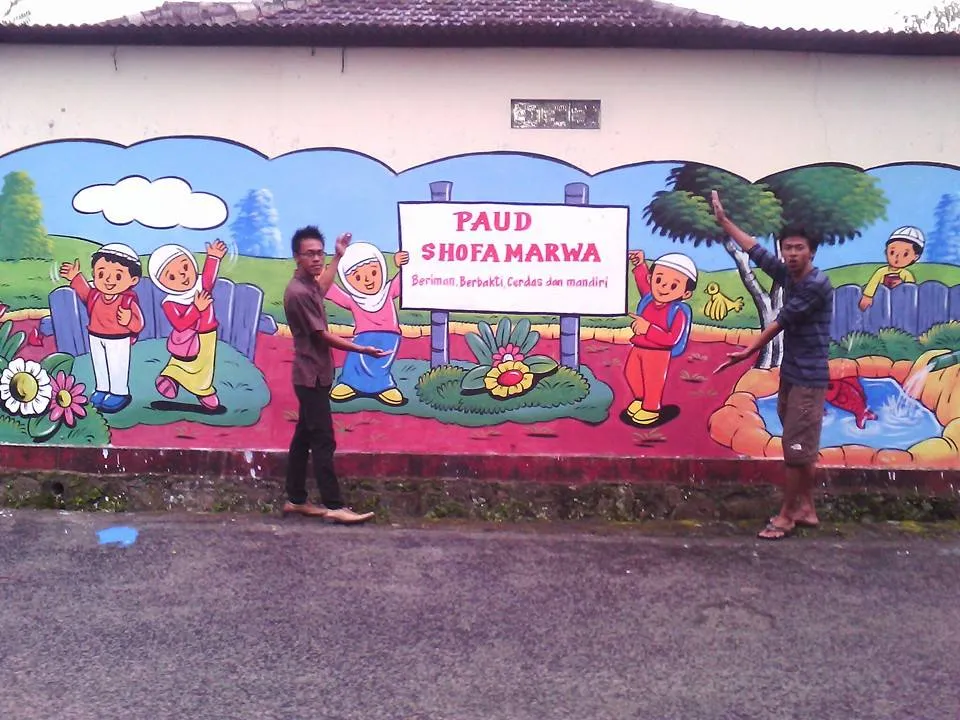 Kumpulan Lukisan Dinding TK Sederhana 5 lukisan dinding tk sederhana