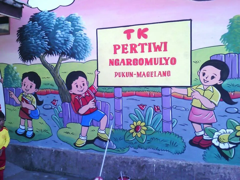 Kumpulan Lukisan Dinding TK Sederhana 8 lukisan dinding tk sederhana