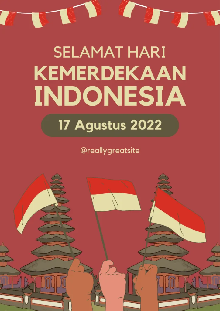 poster kemerdekaan tercantik