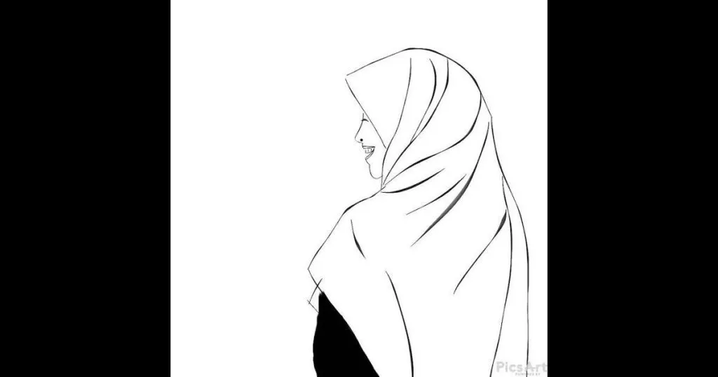 Kumpulan 16 Sketsa Gambar Orang Berhijab Yang Mudah 16 sketsa gambar orang berhijab yang mudah