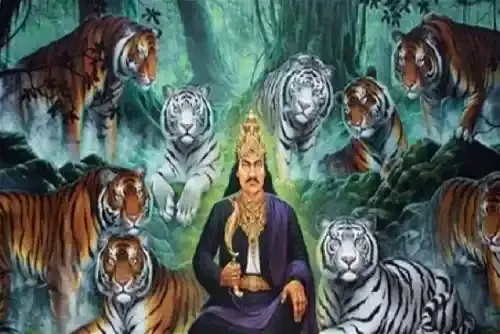 wallpaper macan putih prabu siliwangi