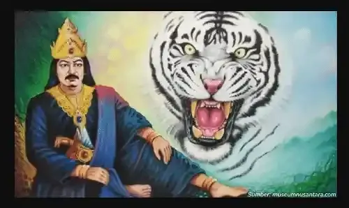 wallpaper macan putih prabu siliwangi