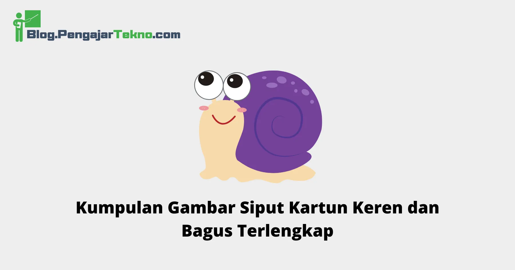 Gambar Siput Kartun