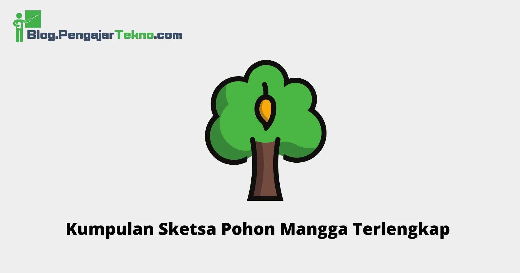 Sketsa Pohon Mangga