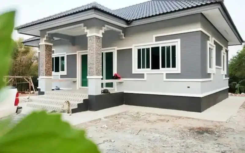 contoh rumah pakai cat no drop