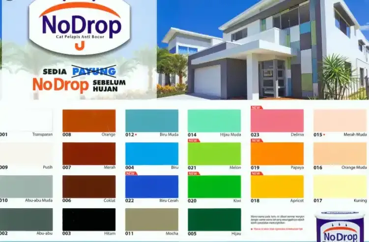 contoh rumah pakai cat no drop