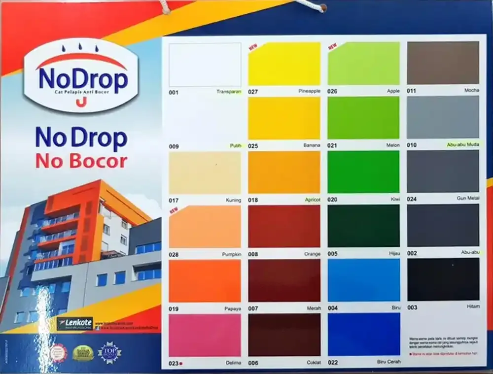 contoh rumah pakai cat no drop