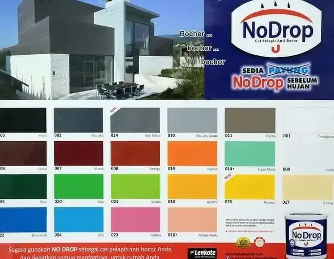 contoh rumah pakai cat no drop