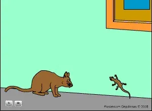 Kumpulan Gambar Cicak Kartun Unik dan Keren 6 gambar cicak kartun