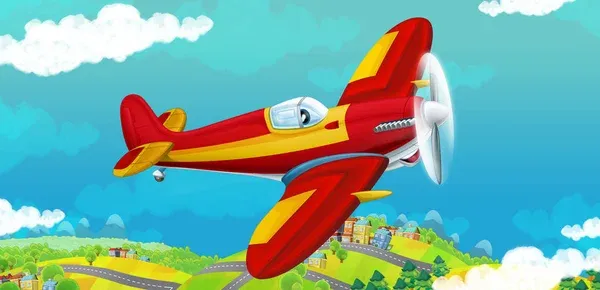 gambar pesawat kartun