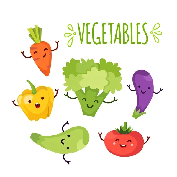 gambar sayuran kartun