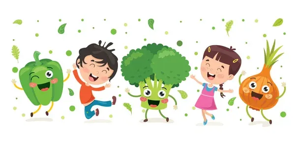 gambar sayuran kartun