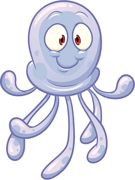 Kumpulan Gambar Ubur Ubur Kartun Sangat Bagus Lengkap 6 gambar ubur ubur kartun