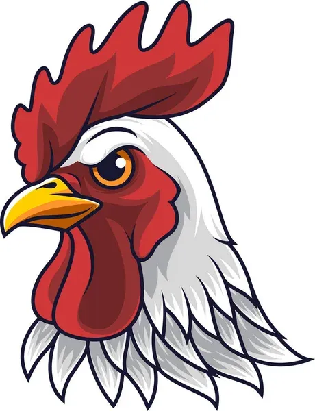 logo kepala ayam vektor