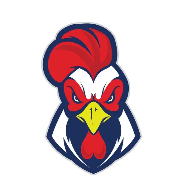 logo kepala ayam vektor