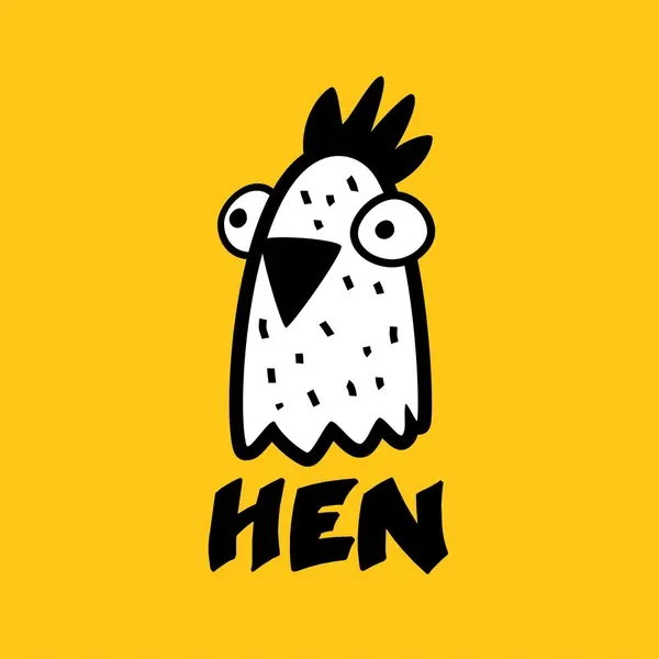 logo kepala ayam vektor