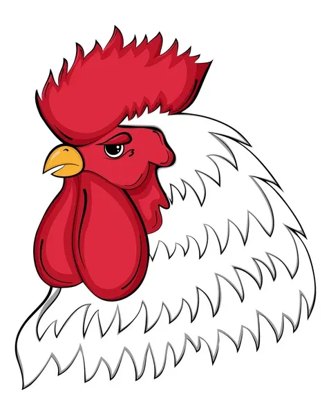 logo kepala ayam vektor