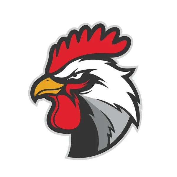 logo kepala ayam vektor