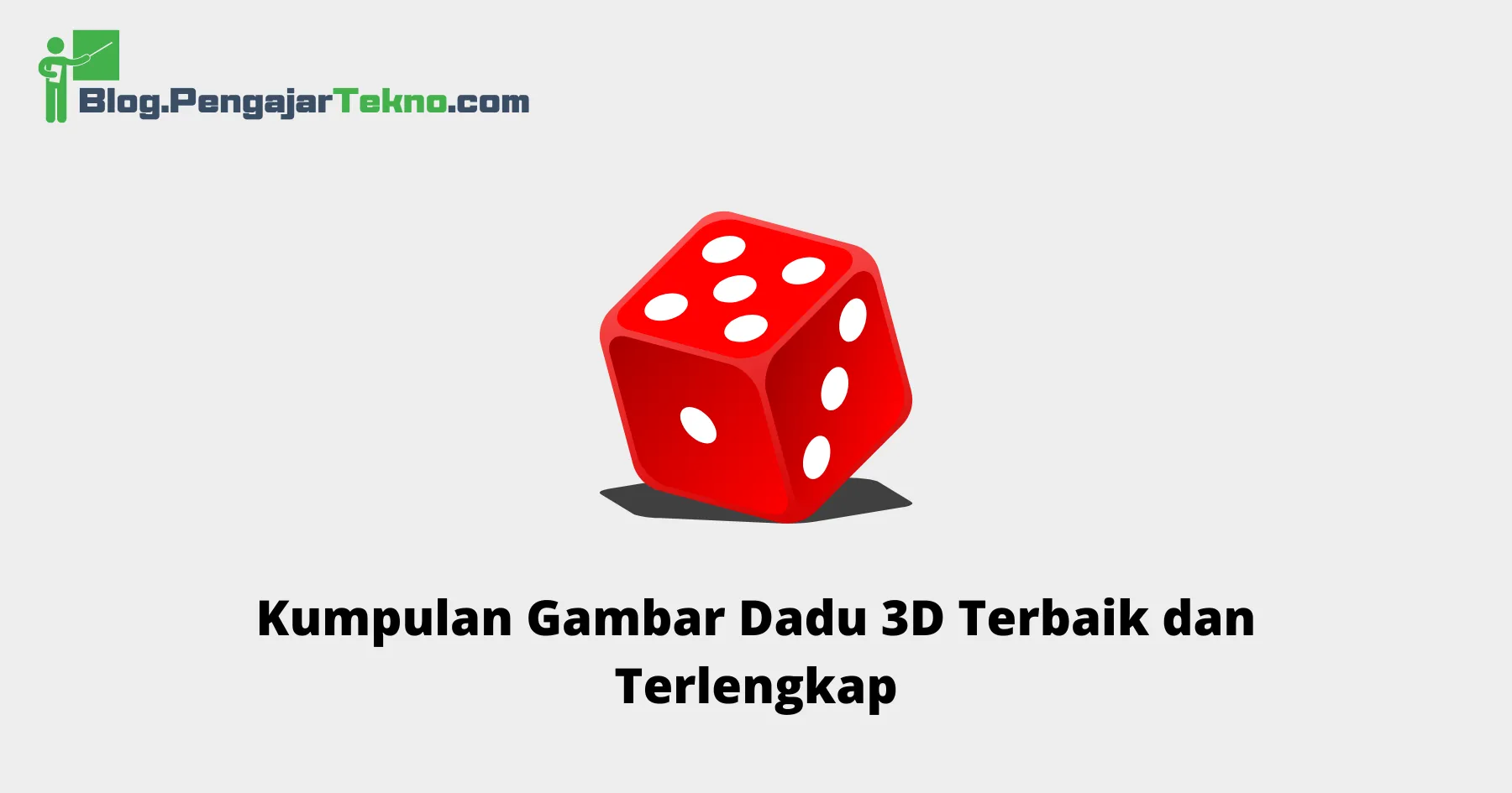 Gambar Dadu 3D