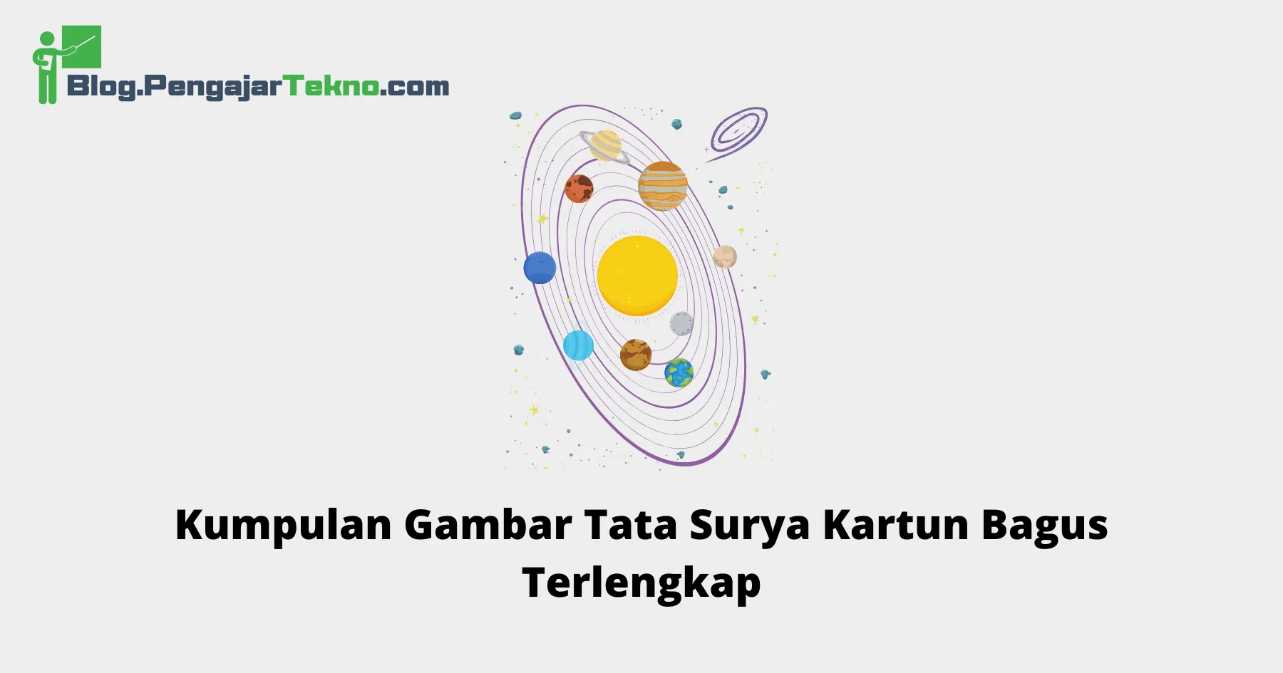 Gambar Tata Surya Kartun