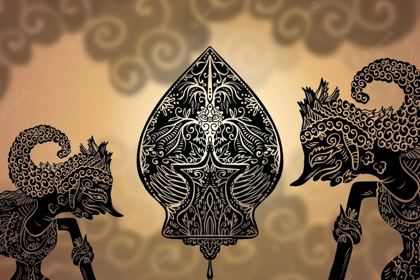 Kumpulan Background Wayang Terbagus dan Terlengkap 5 Background Wayang