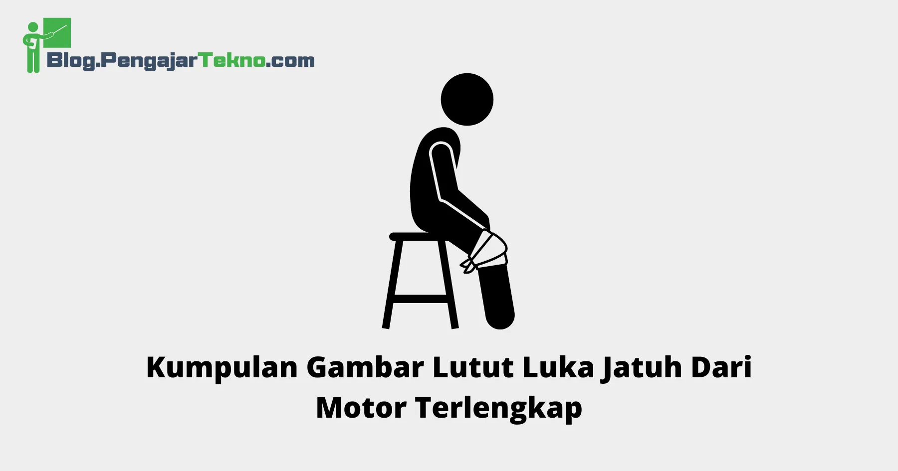 gambar lutut luka jatuh dari motor