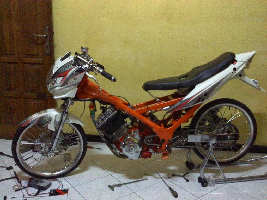 Kumpulan Jupiter MX Modif Trail Sederhana Paling Keren Lengkap 11 jupiter mx modif trail sederhana