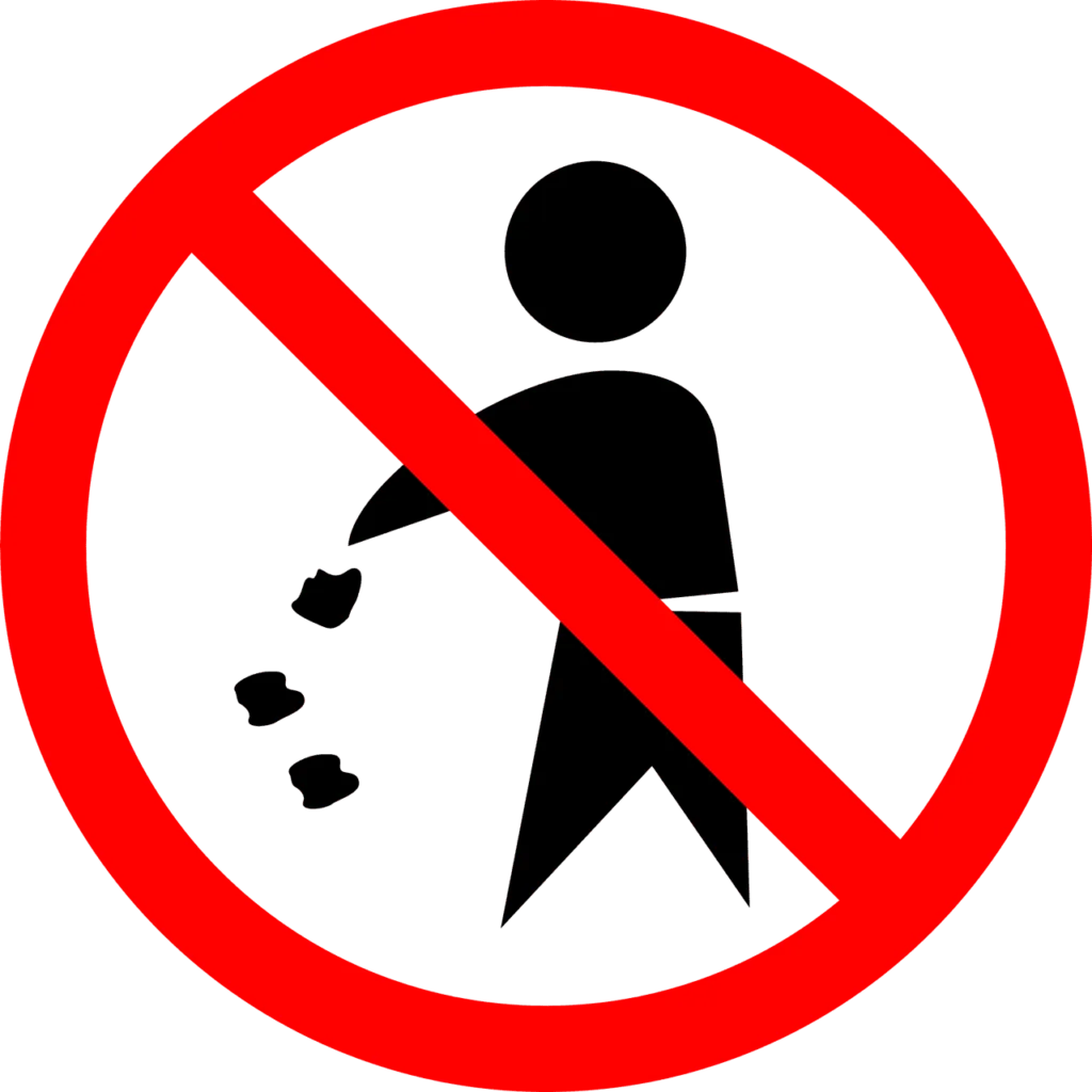 logo buang sampah png