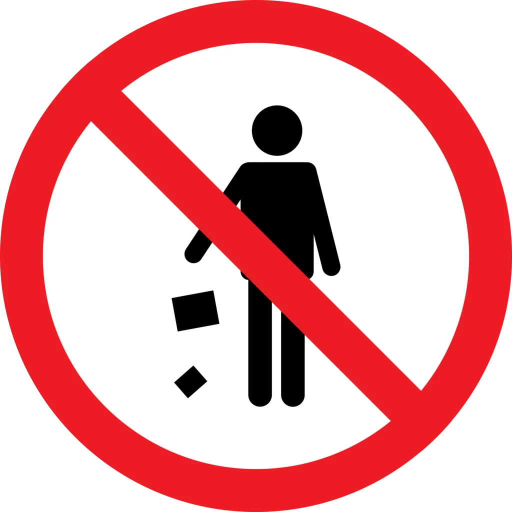 logo buang sampah png