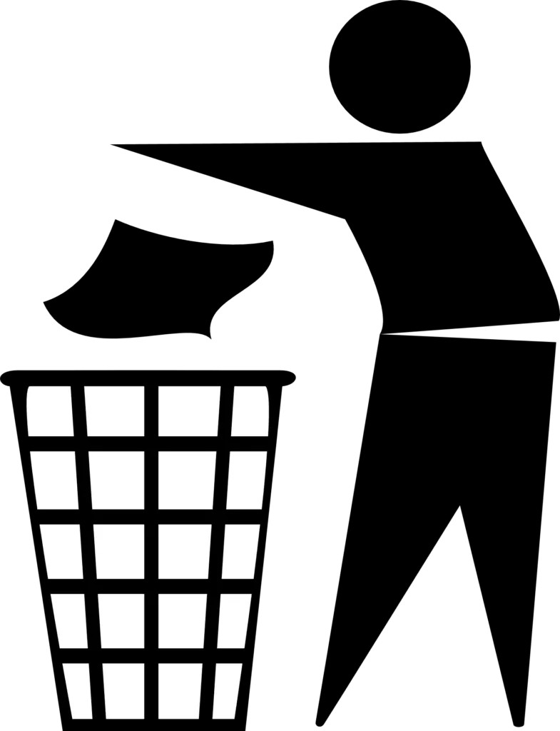 logo buang sampah png