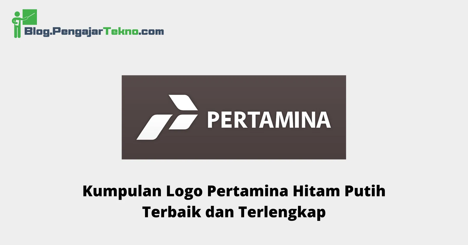 logo pertamina hitam putih