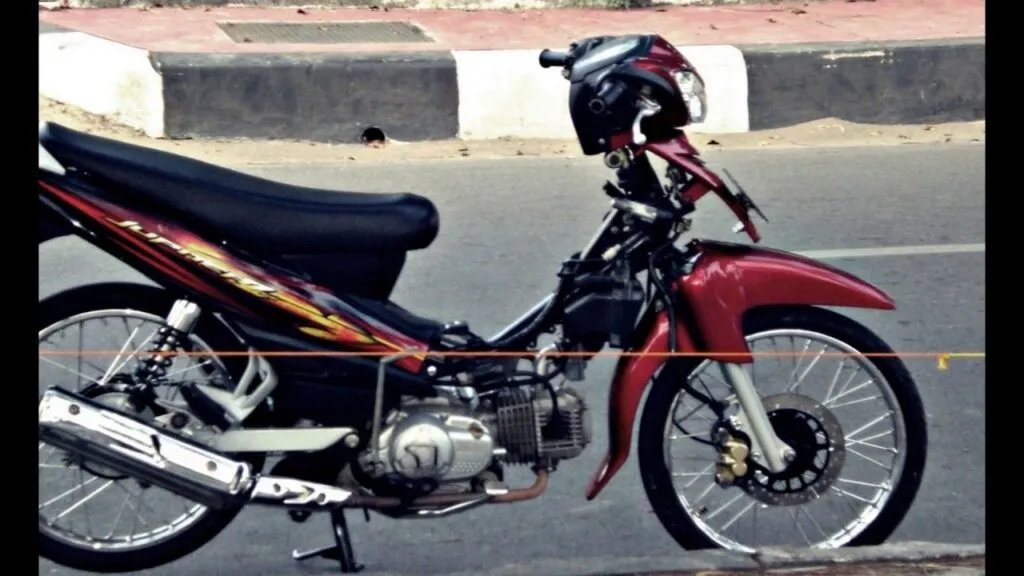 Kumpulan Modifikasi Jupiter Z Standar Warna Merah Keren 3 modifikasi jupiter z standar warna merah