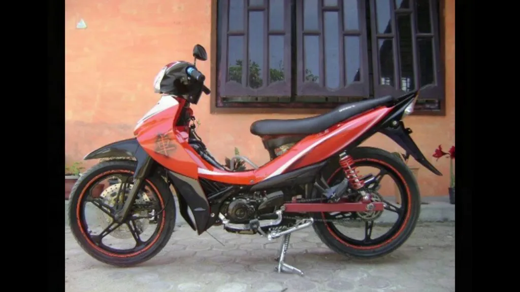 Kumpulan Modifikasi Jupiter Z Standar Warna Merah Keren 4 modifikasi jupiter z standar warna merah