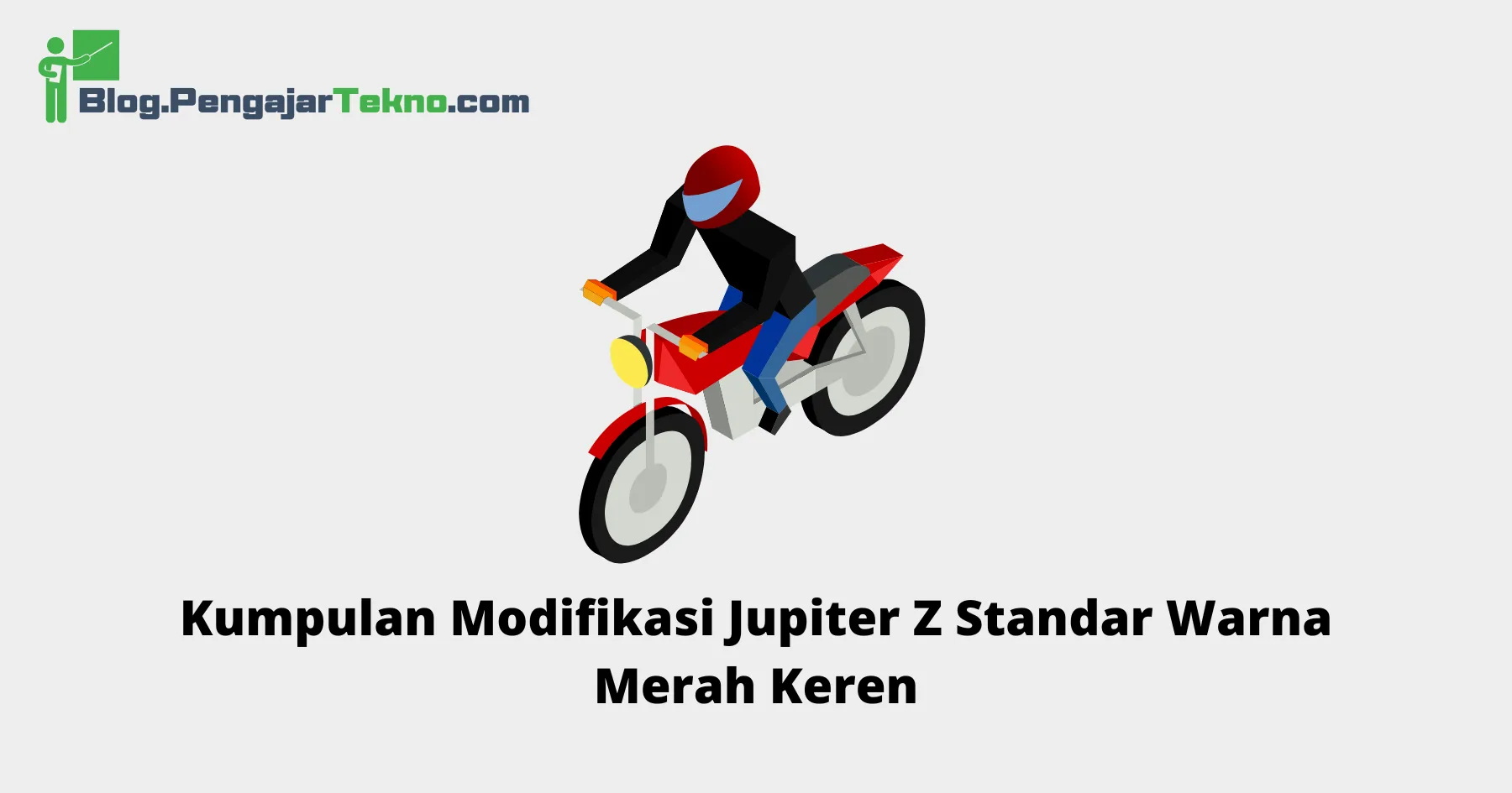 modifikasi jupiter z standar warna merah