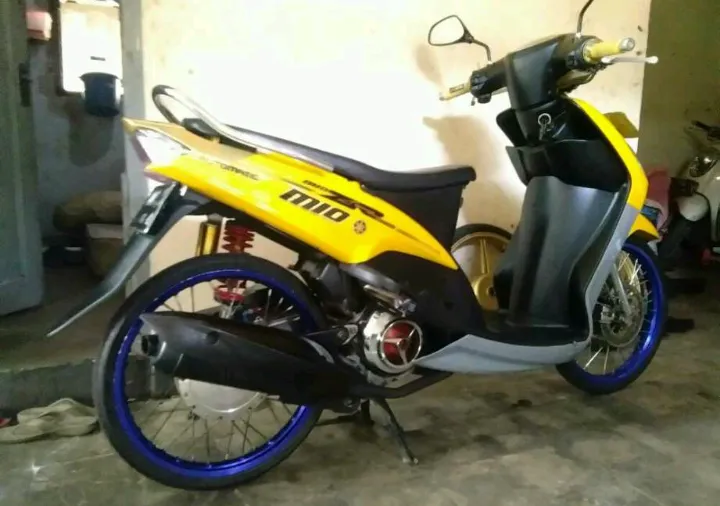 Kumpulan Modifikasi Mio Sporty Standar Yang Keren Banget! 2 modifikasi mio sporty standar