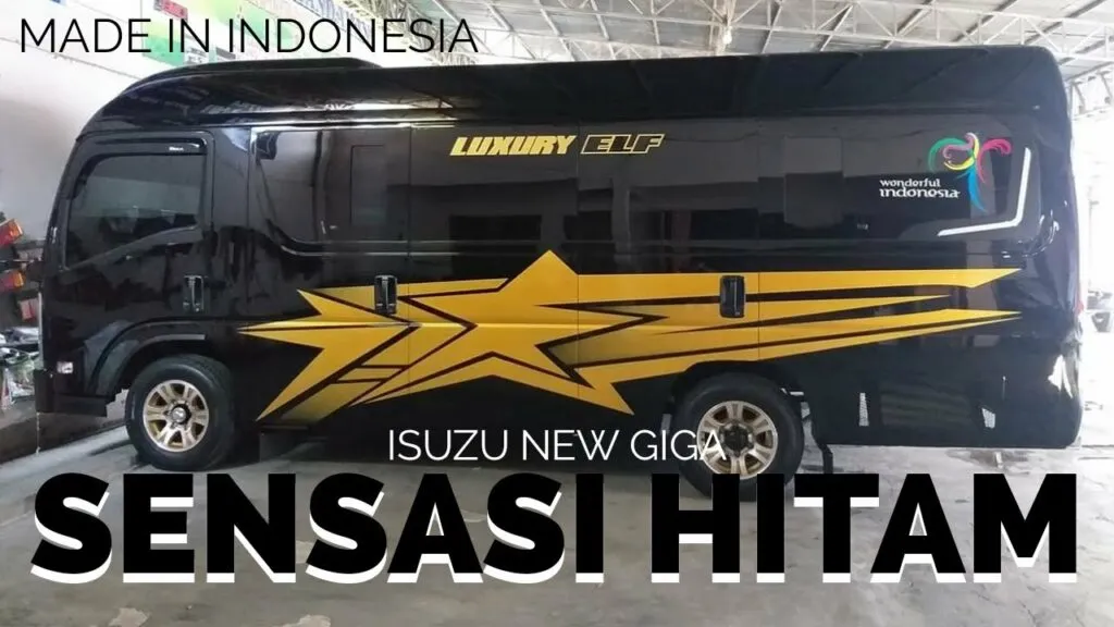 modifikasi mobil elf travel