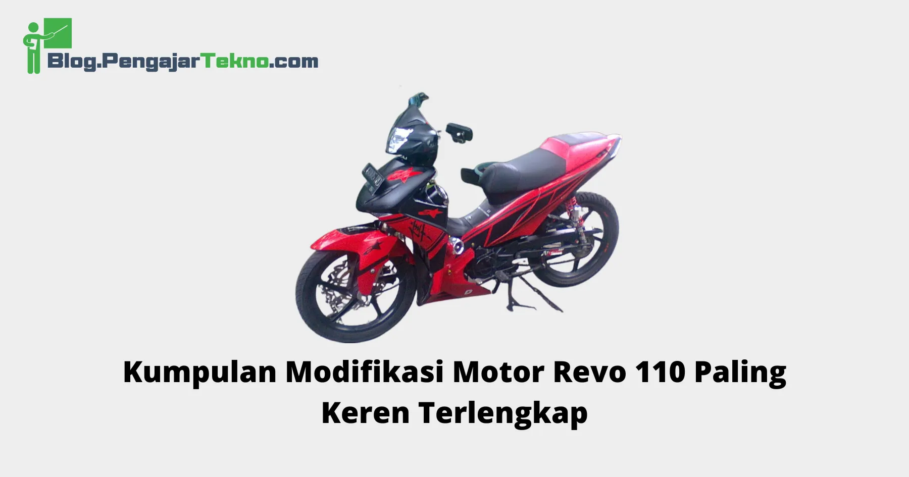modifikasi motor revo 110 paling keren