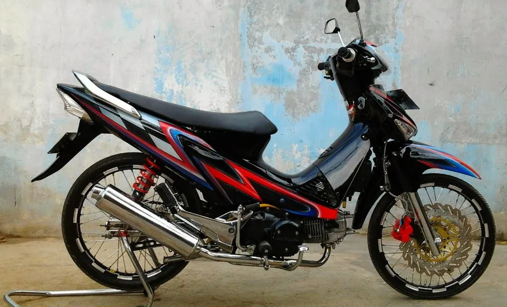 Kumpulan Modifikasi Supra Lama Simple Terkeren dan Lengkap 13 modifikasi supra lama simple