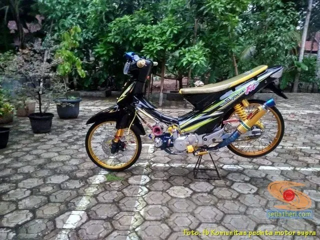 Kumpulan Modifikasi Supra Lama Simple Terkeren dan Lengkap 9 modifikasi supra lama simple