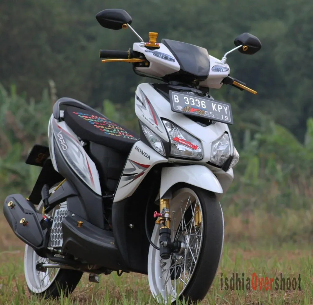 modifikasi vario 110 karbu simple